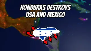 Roblox Rise Of Nations Honduras destroys USA and Mexico