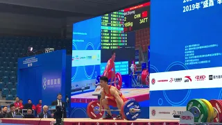 Shi Zhiyong (73 kg) Snatch 165 kg - 2019 IWF World Cup Tianjin