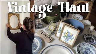 LARGE Second Hand Shopping Haul (vintage & antiques) + Style My Haul with Me!