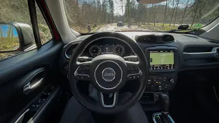 Jeep Renegade 1.3 T-GDI Limited POV Drive German Countryside