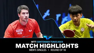 Patrick Franziska vs Huang Yan-Cheng | MS R16 | WTT Contender Tunis 2023