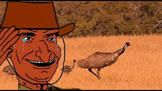 Waltzing Matilda but the emus are closing in