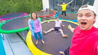 LAST TO LEAVE TRAMPOLINES WINS $10,000