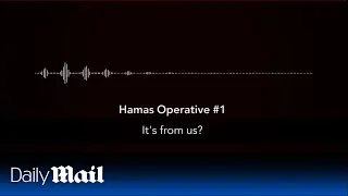 Israel releases 'audio of Hamas discussing failed rocket launch'