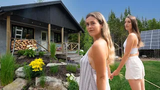 2 YEARS OFF-GRID- A Real Tour of Cabin in the Woods (before & after)