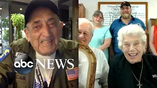 World War II veteran meets family of friend who died on D-Day