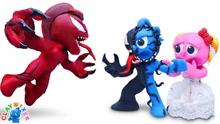 CARNAGE FALLS IN LOVE WITH TINY – Let Be There Carnage Story | Clay Mixer Friends