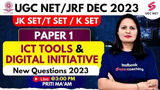 UGC NET Paper 1 | ICT Tools & Digital Initiative | Paper 1 New Questions | Priti Ma'am