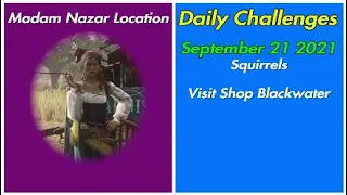 Daily Challenges Red Dead Online Madam Nazar location September 21 2021