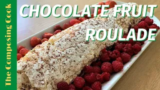 How To Make Chocolate Summer Fruit Meringue Roulade Recipe