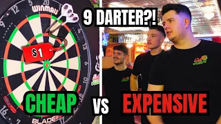 CHEAP VS EXPENSIVE DARTS (9 DARTER!?)