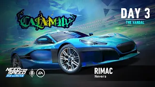 Need For Speed: No Limits | 2022 Rimac Nevera (Calamity - Day 3 | The Vandal)
