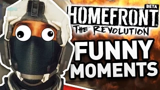 FLYING TRUCK, PARKOUR & ASSASSINATIONS!  | Homefront: The Revolution Funny Moments (Closed Beta)