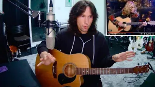 British guitarist analyses Madonna trying to play the guitar!