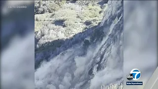 Massive landslide captured on video in Palos Verdes Estates