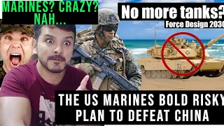 The US Marines Bold Risky Plan to Defeat China | CG Reacts