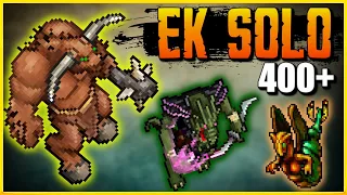 PART 2 - TIBIA - EK SOLO 400+  5 LOCAIS PARA CAÇAR SOLO PARA EXP E PROFIT