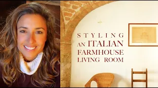 RENOVATING A RUIN: Decorating a Cosy Italian Farmhouse Living/Dining Room in Tuscany, Italy (Ep 13)