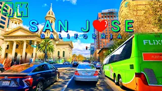 San Jose Drive Part 1/3, California USA 4K - UHD