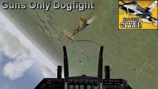 Falcon 4.0 Allied Force - Guns only dogfight