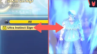 How to get ULTRA INSTINCT SIGN for CAC | Dragon Ball Xenoverse 2