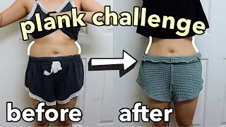 i did the 3 min plank challenge for a week and this is what happened