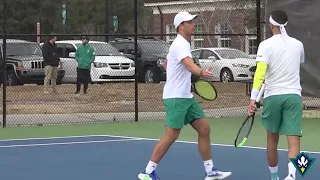 UNCW Men's Tennis Highlights | Vs. Coastal Carolina | Feb. 8, 2022