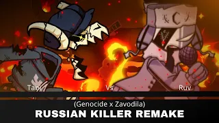 [FNF Mashup] - Tabi Vs Ruv - Russian Killer - [Genocide x Zavodila] [Remake]