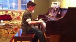 11 Year Old Playing Piano Man By Billy Joel (Updated)