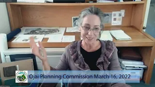 March 16, 2022 Ojai Planning Commission Meeting