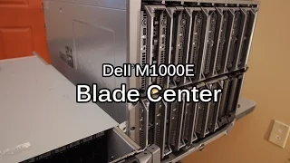 Dell M1000e Blade Center - 16 servers, 1tb Ram and 10gb ethernet in a tiny cube!