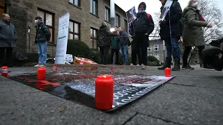 Missbrauch in der katholischen Kirche: Protestaktion in Essen | AFP