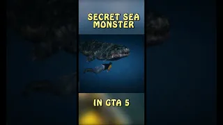 HUGE SECRET Sea MONSTER in GTA 5 #shorts