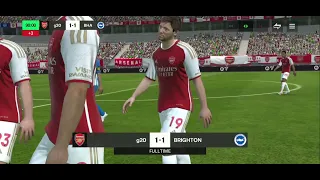 Arsenal Vs. Brighton Football Match