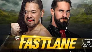 WWE Fastlane 2021 Shinsuke Nakamura vs Seth Rollins Match