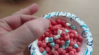 Trying Ghostbusters Afterlife Cereal for the first time
