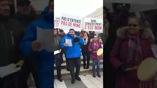 Manifestation Premières Nations - Québec Mines 2017