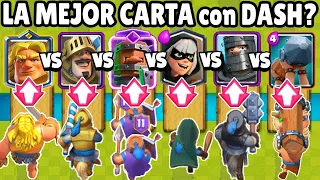 CUAL ES LA MEJOR CARTA con EMBESTIDA? | OLIMPIADAS de DASH |  CLASH ROYALE