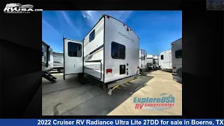 Breathtaking 2022 Cruiser RV Radiance Travel Trailer RV For Sale in Boerne, TX | RVUSA.com