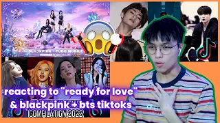 KPOP REACTION to BLACKPINK X PUBG MOBILE - Ready For Love MV plus 2022 BLACKPINK and BTS TIKTOKS
