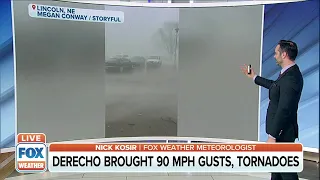 Watch: Extreme Winds Pummel Lincoln, Nebraska