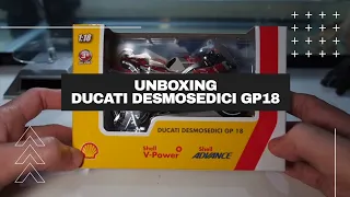 UNBOXING SHELL MOTOR DUCATI DESMOSEDICI GP18 MODEL TERAKHIR EDISI TAHUN 2020.