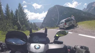 BMW C 650 GT driving up the Hahntennjoch (pure sound, no music)
