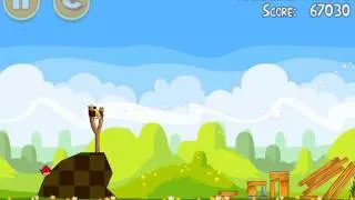 Angry Birds Seasons Level 1-14 - Mighty Eagle - 100% - Total Destruction - Easter Eggs
