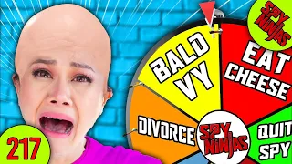 VY QWAINT IS BALD After Losing Wheel of Dare - Spy Ninjas #217