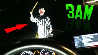 SCARY KILLER CLOWN ATTACKS ME ON CLINTON ROAD... (i went alone)