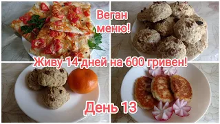 Живу 14 дней на 600 гривен! Веган меню! День 13