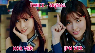 TWICE (트와이스) "SIGNAL" - Korean x Japanese | Comparison MV + Split Audio