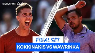 A Mighty Match! 👏 Wawrinka Falls To Kokkinakis After Epic Roland-Garros Showdown! | Eurosport Tennis