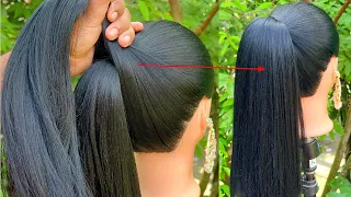 Very Easy High Ponytail Hairstyle With Trick || Quick Party Hairstyle || High Ponytail ||